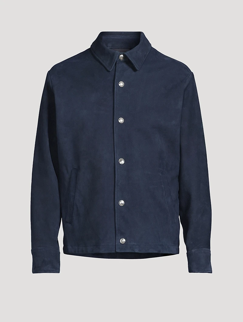 Suede Shirt Jacket