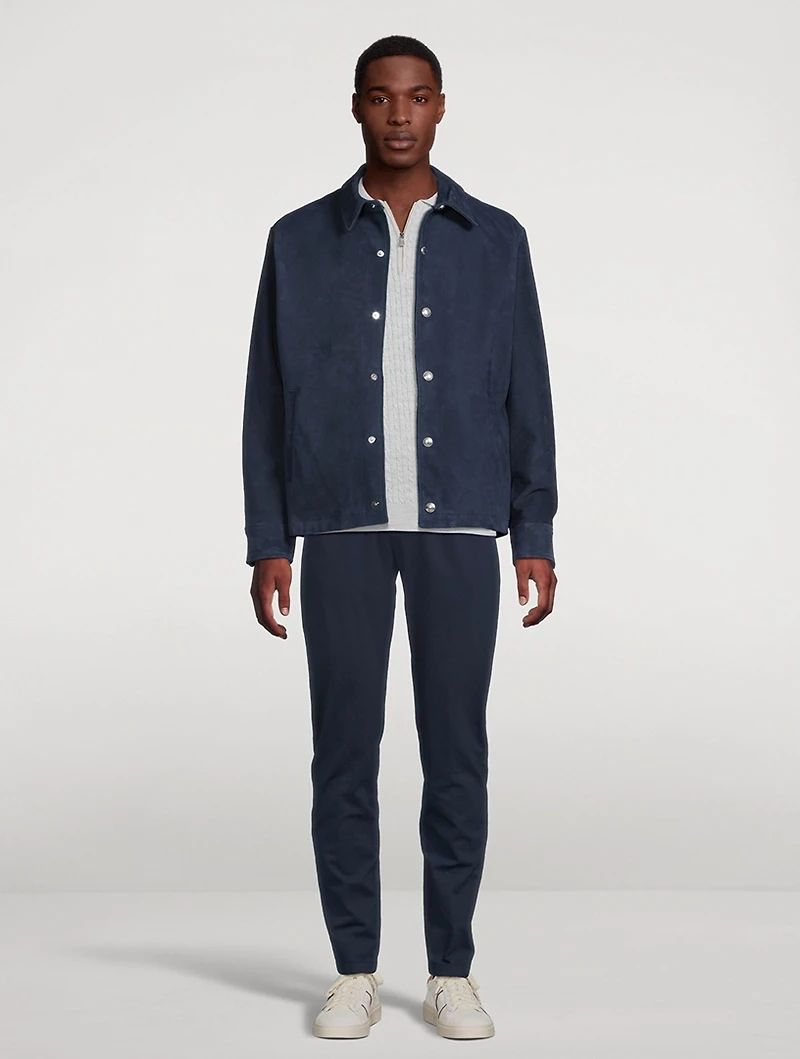 Suede Shirt Jacket