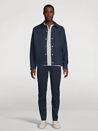 Suede Shirt Jacket