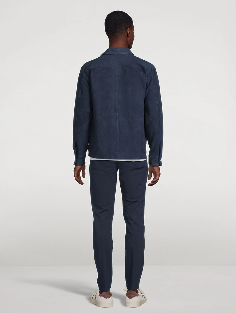 Suede Shirt Jacket