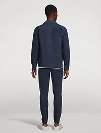 Suede Shirt Jacket
