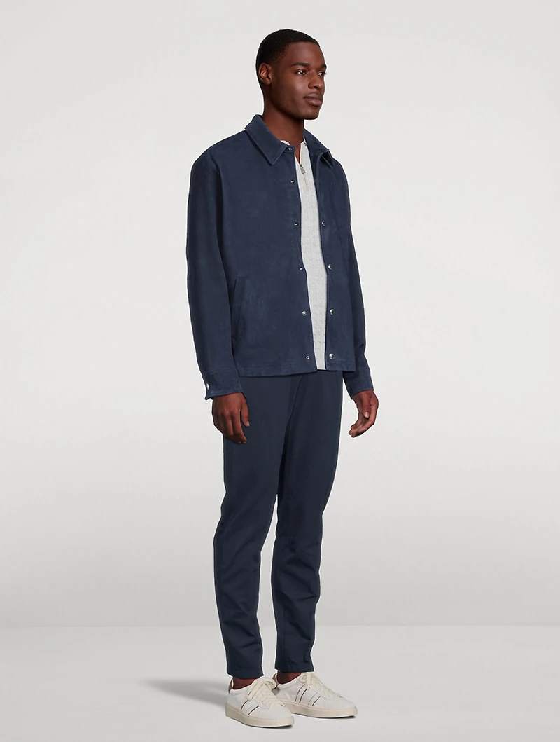 Suede Shirt Jacket
