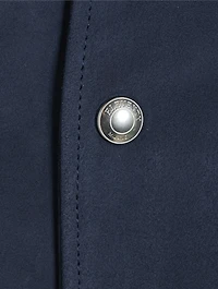 Suede Shirt Jacket