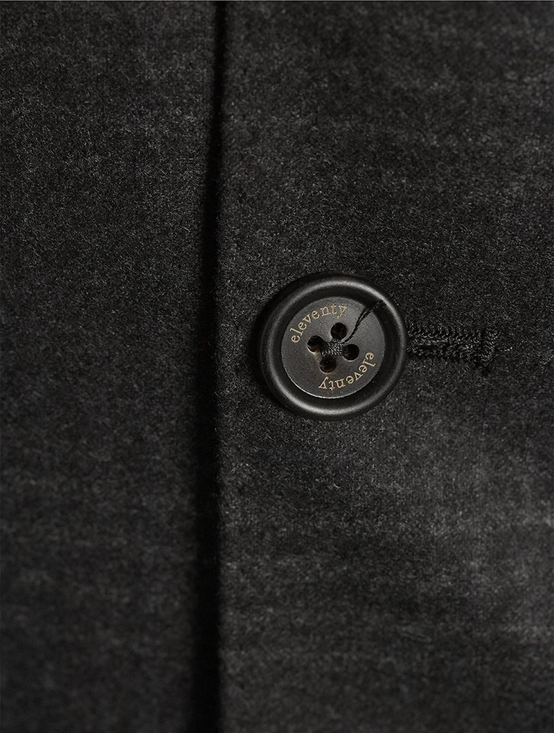 Wool-Blend Jacket Check Print