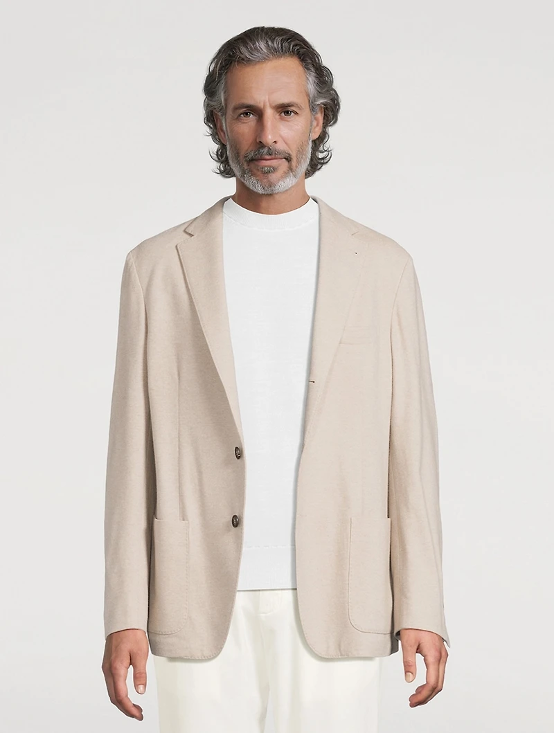 Wool And Cashmere Soft Jacket