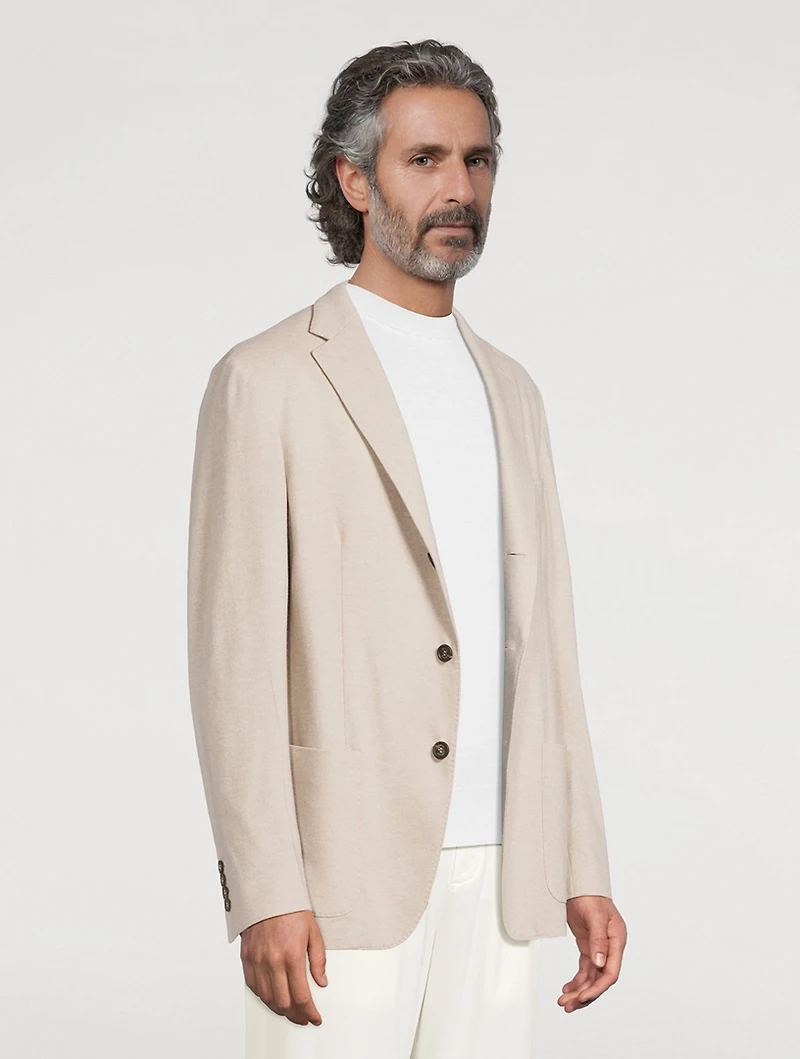 Wool And Cashmere Soft Jacket