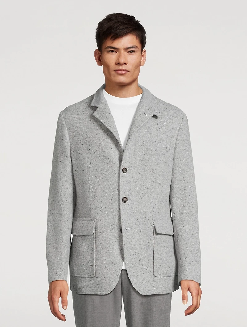 Donegal Tweed Hybrid Jacket