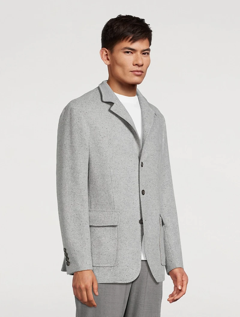 Donegal Tweed Hybrid Jacket
