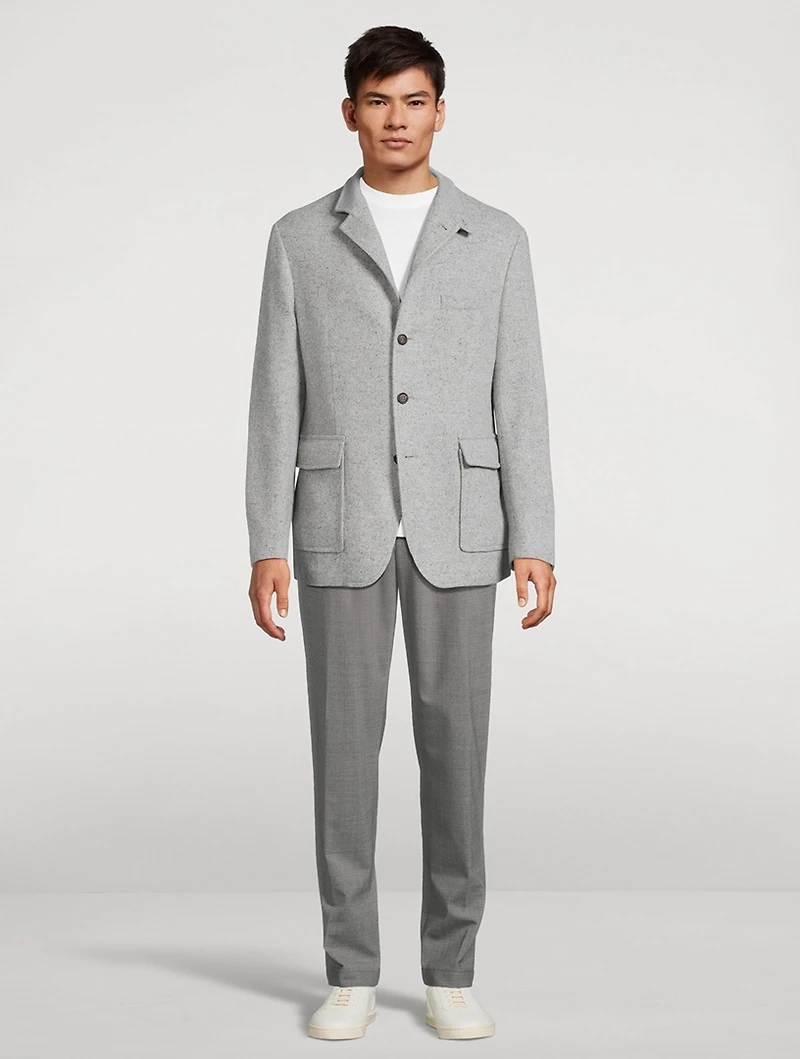 Donegal Tweed Hybrid Jacket