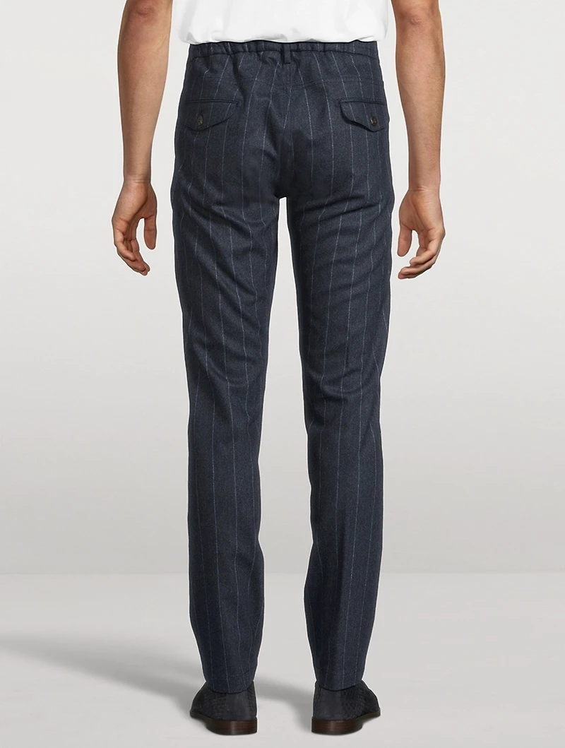 Chalk Stripe Jogger Pants