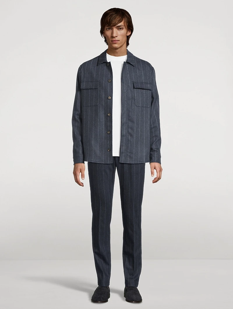 Chalk Stripe Jogger Pants