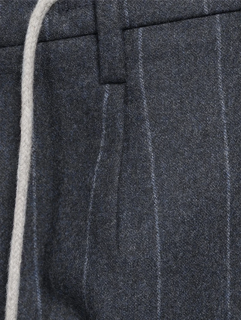 Chalk Stripe Jogger Pants