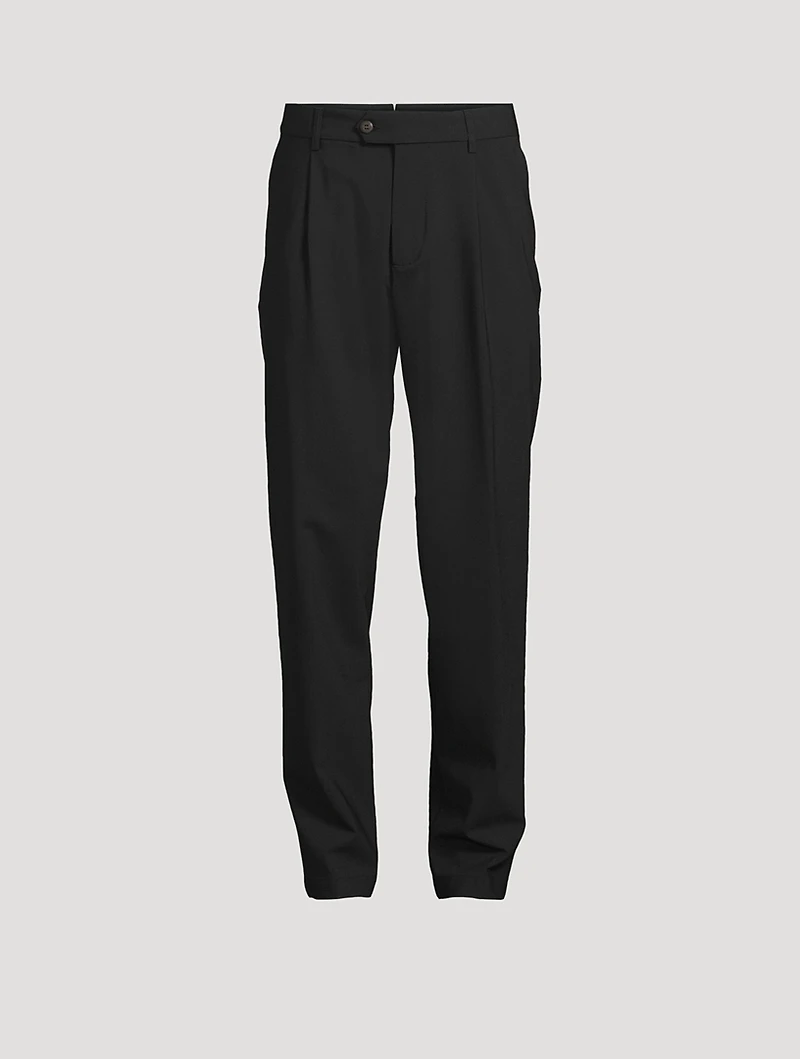 Stretch Wool Chino Pants