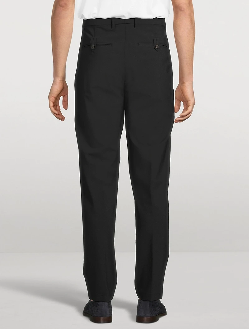 Stretch Wool Chino Pants