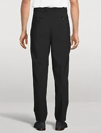 Stretch Wool Chino Pants