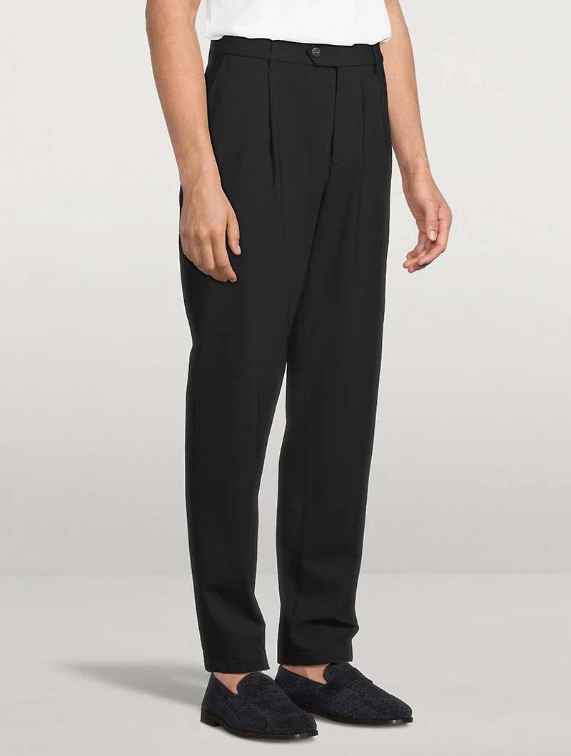 Stretch Wool Chino Pants