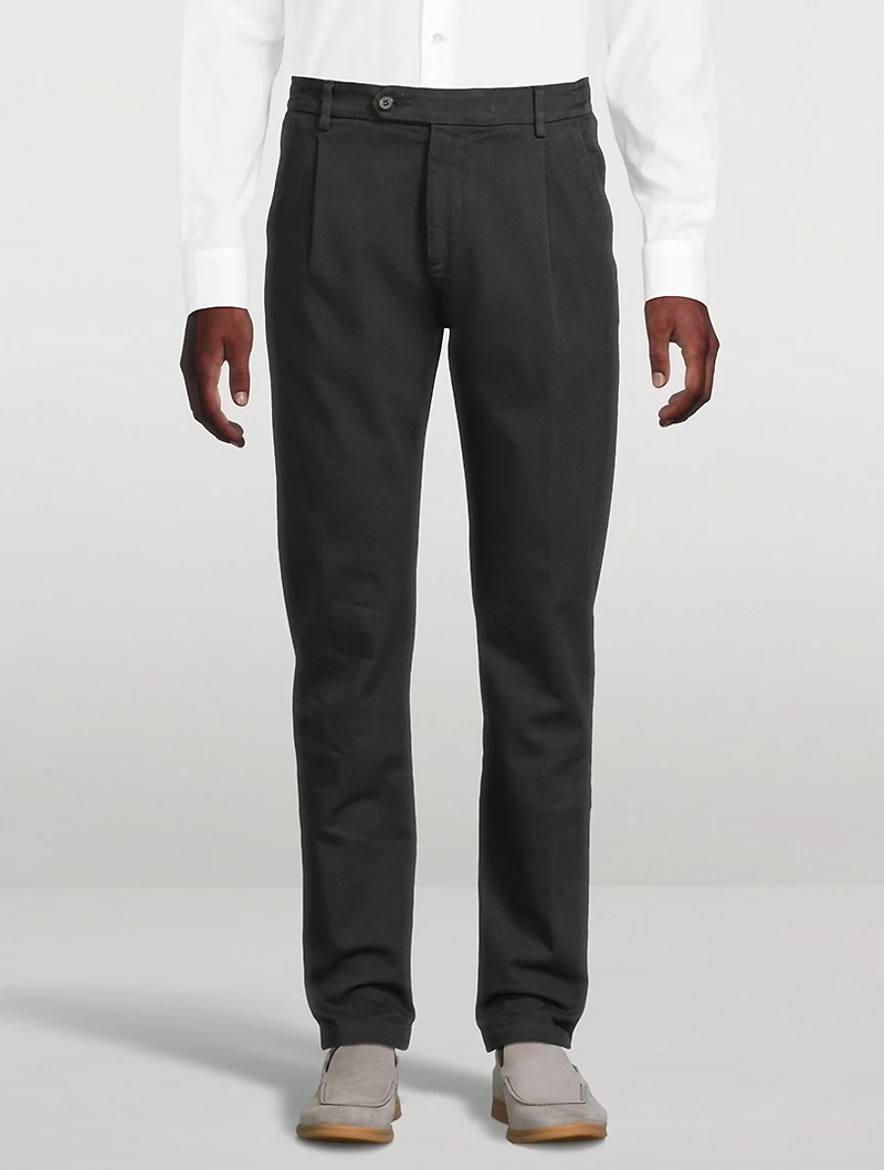 Stretch Cotton Chino Pants