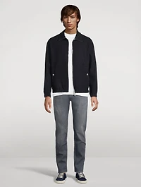 Washed Stretch Slim-Fit Jeans