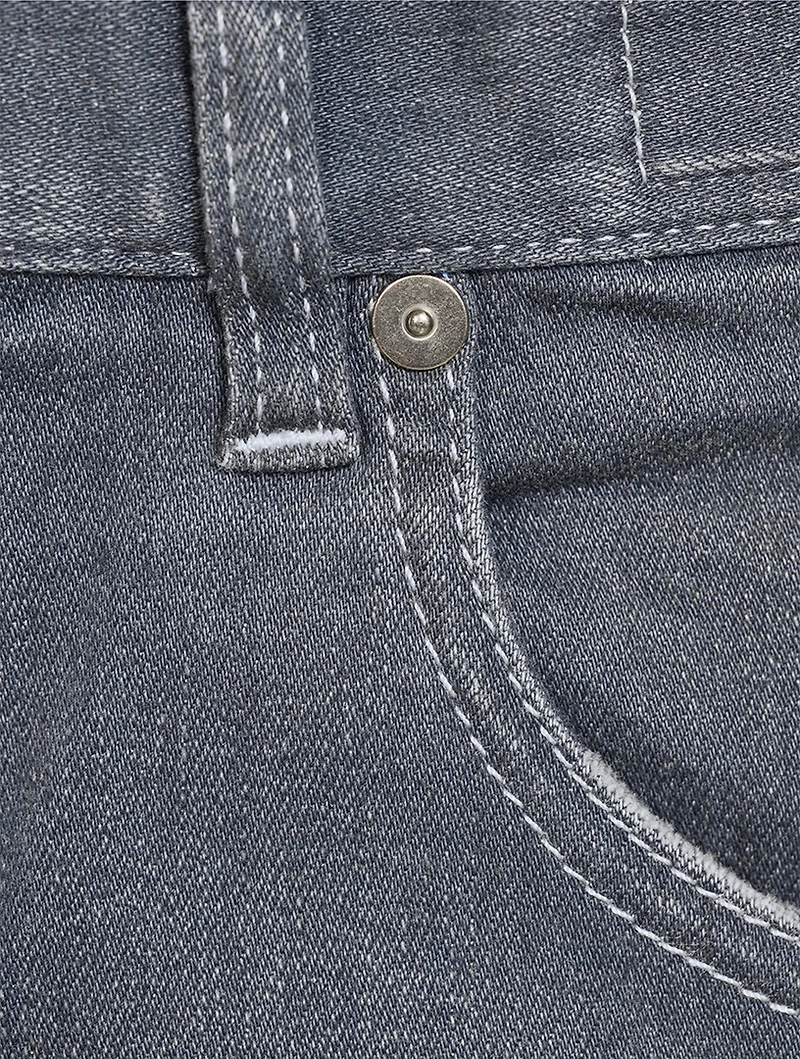 Washed Stretch Slim-Fit Jeans