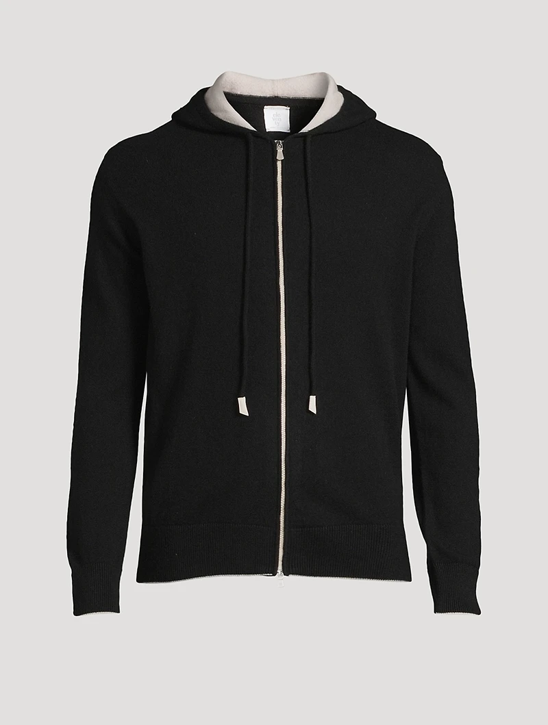 Cashmere Zip Hoodie