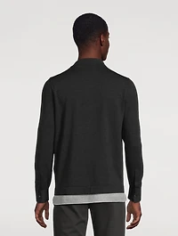 Wool Shirt Cardigan