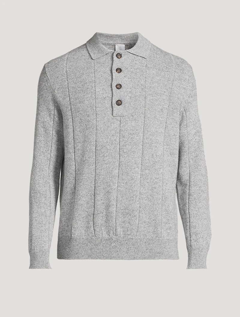 Wool Polo Sweater