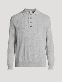 Wool Polo Sweater