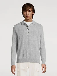 Wool Polo Sweater