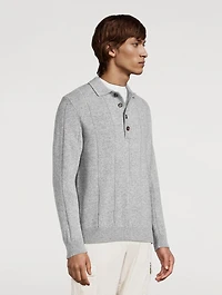 Wool Polo Sweater