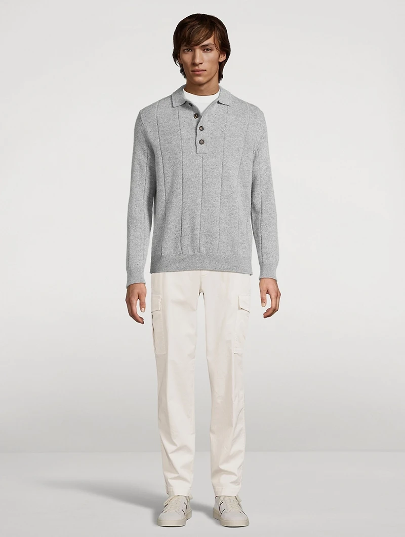 Wool Polo Sweater