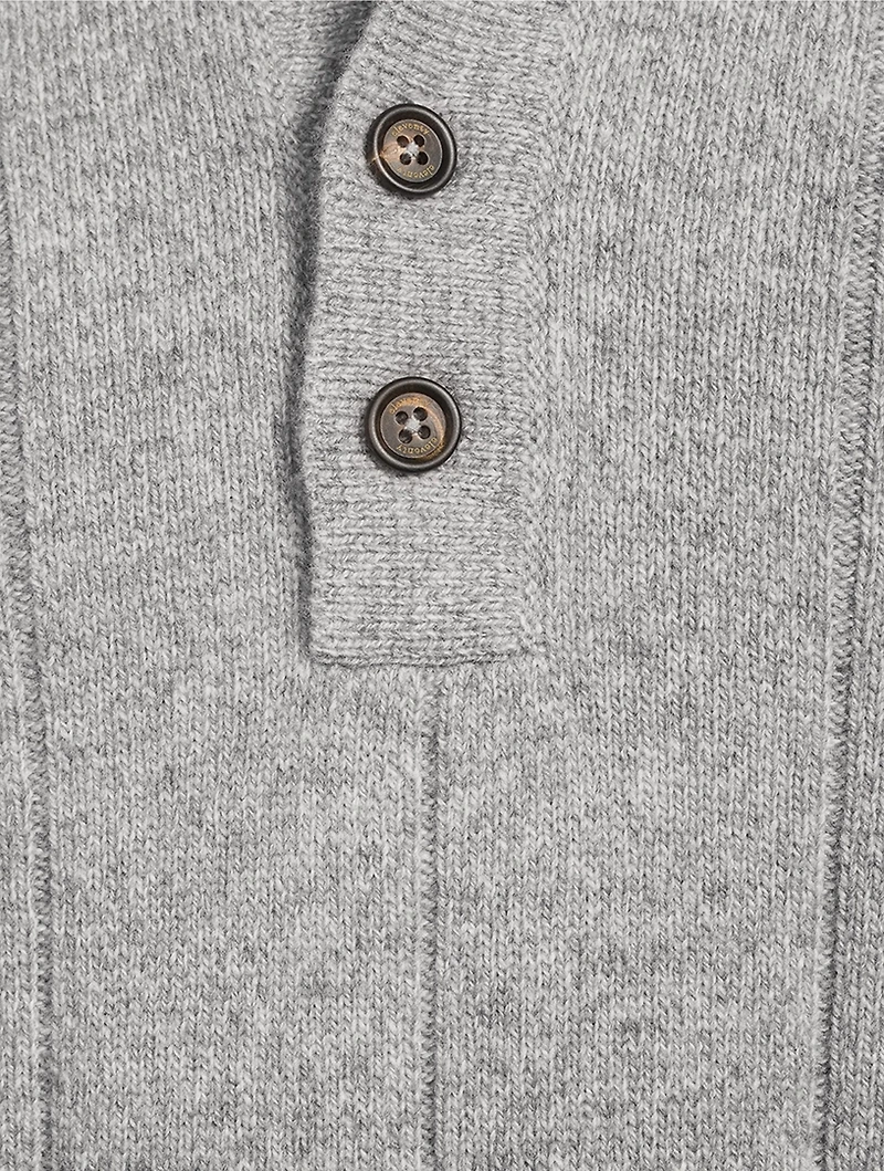 Wool Polo Sweater