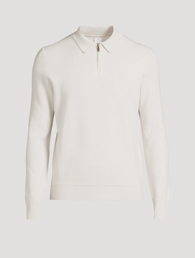 Wool Polo Sweater