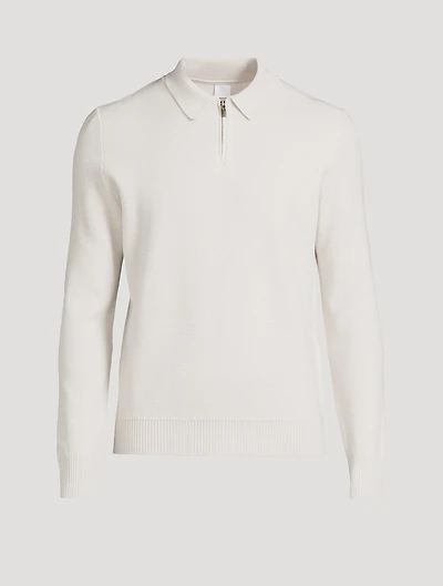 Wool Polo Sweater