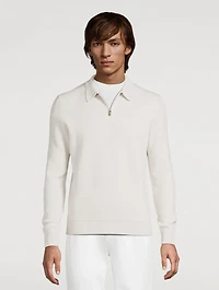 Wool Polo Sweater