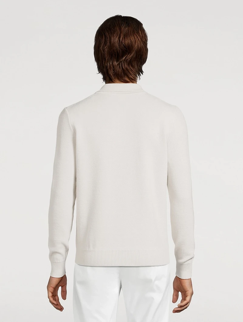 Wool Polo Sweater