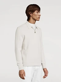 Wool Polo Sweater