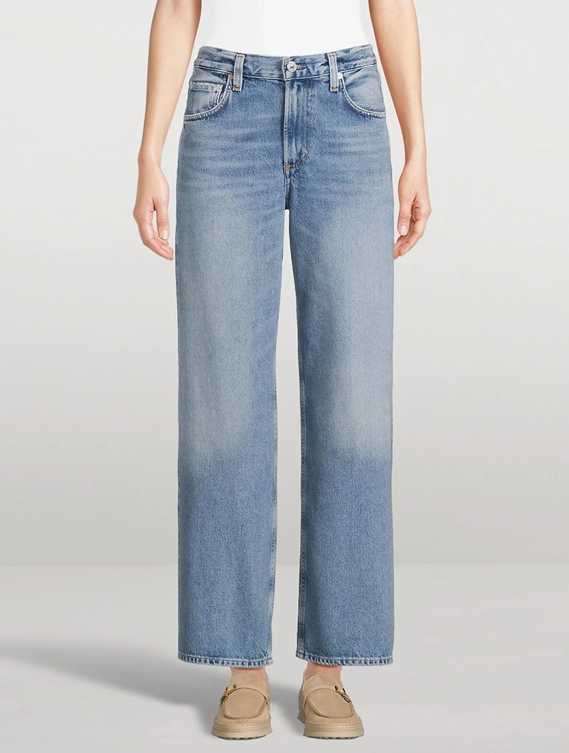 Lindz Low-Rise Straight Jeans