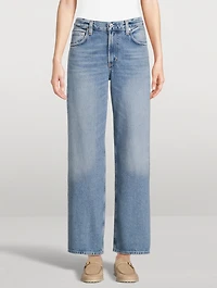 Lindz Low-Rise Straight Jeans