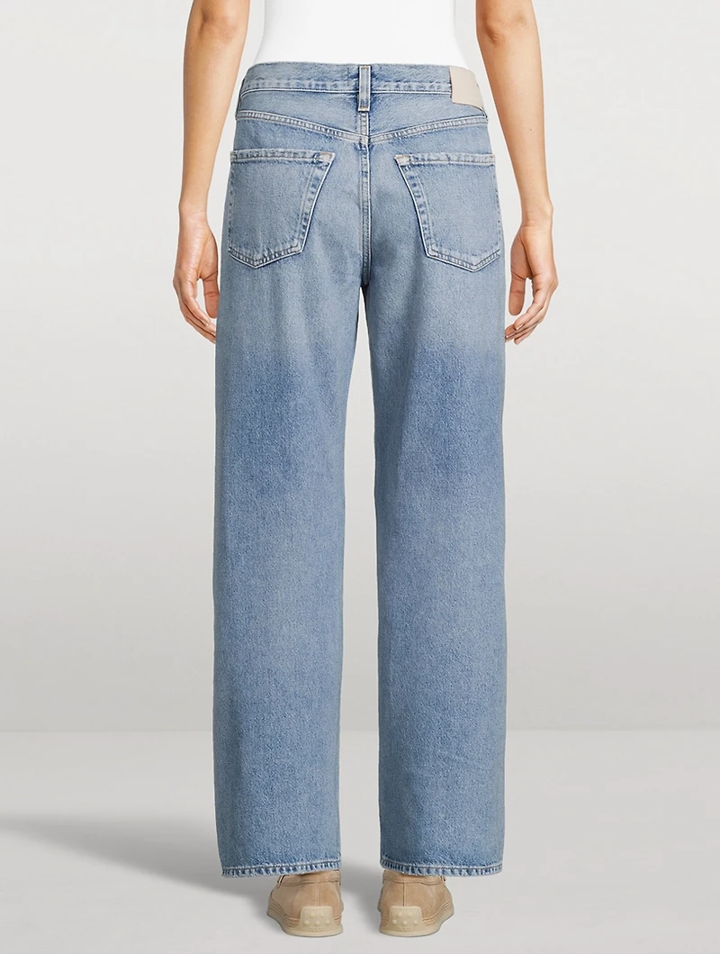Lindz Low-Rise Straight Jeans