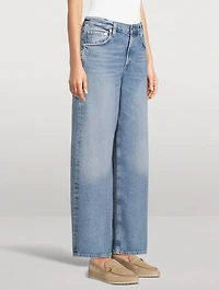 Lindz Low-Rise Straight Jeans