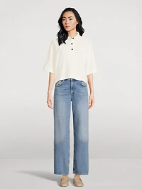 Lindz Low-Rise Straight Jeans