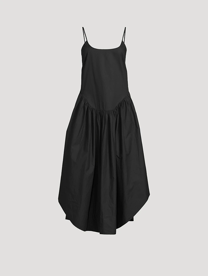 Ari Drop-Waist Poplin Dress