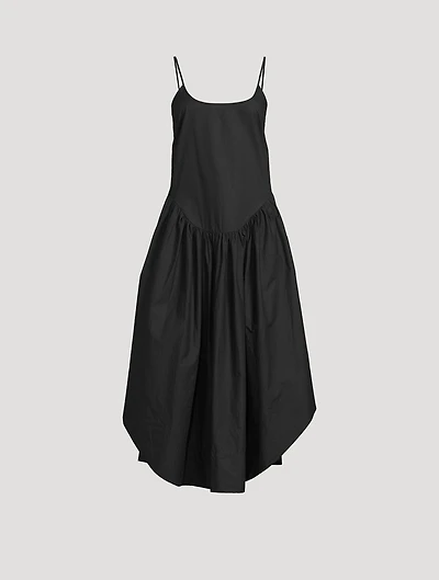 Ari Drop-Waist Poplin Dress