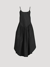 Ari Drop-Waist Poplin Dress