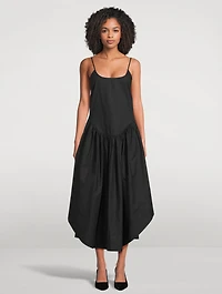 Ari Drop-Waist Poplin Dress