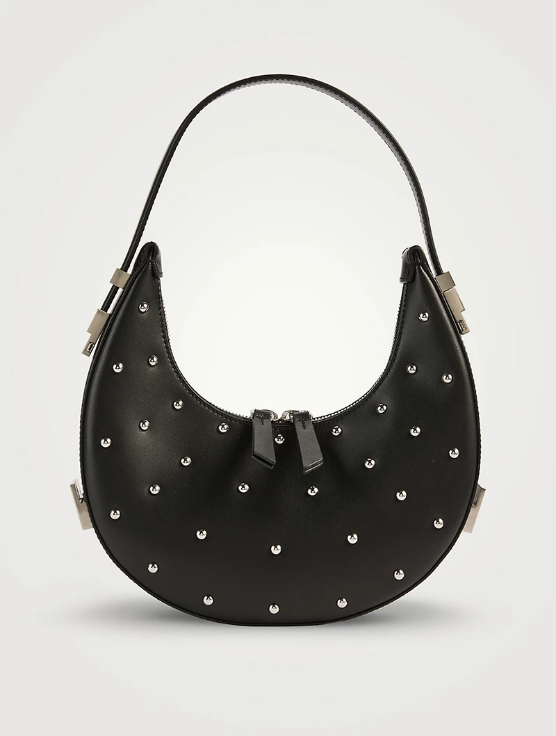 Mini Toni Studded Leather Shoulder Bag