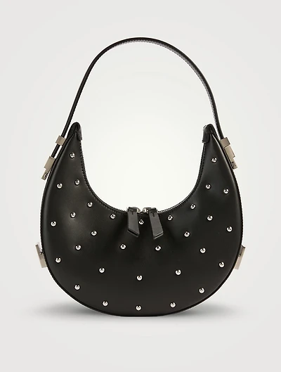 Mini Toni Studded Leather Shoulder Bag