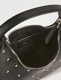 Mini Toni Studded Leather Shoulder Bag