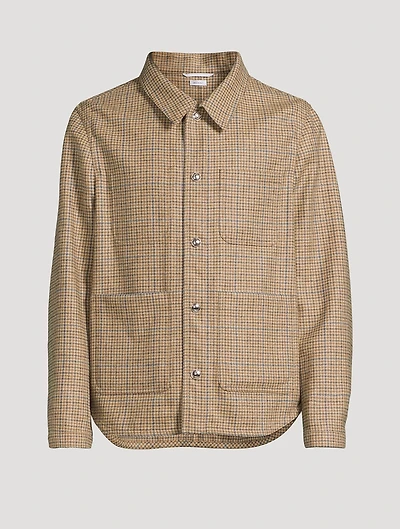 Check Tweed Utility Jacket