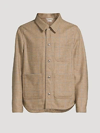 Check Tweed Utility Jacket